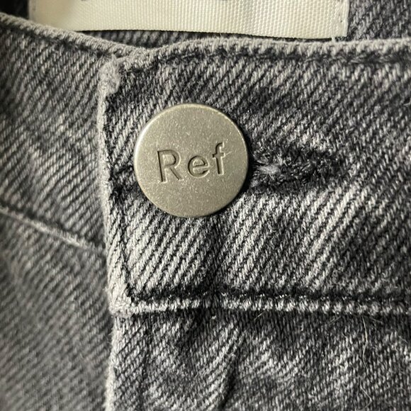 Reformation Julia High Cigarette Jean Wash Monterey Women's Sz 26 Charcoal Black - Picture 5 of 9